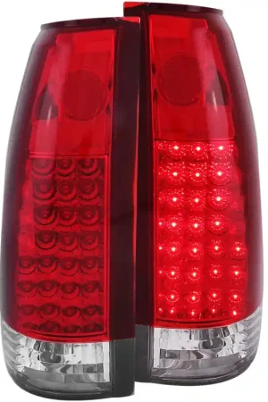 Same Day Shipping ANZO 1999-2000 Cadillac Escalade LED Taillights Red Clear G2