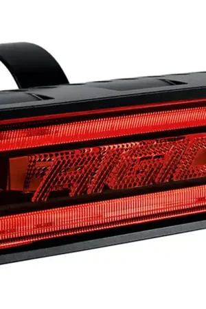 Chase, Rear Facing 5 Mode LED Light, Red Halo, Black Housing Worldwide Shipping