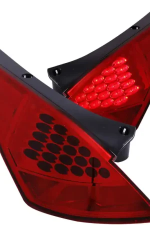 ANZO 2003-2005 Nissan 350Z LED Taillights Red Fresh Stock