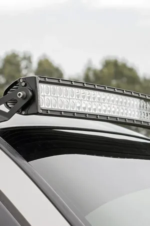 54 Inch Curved LED Light Bar Upper Windshield Mounts 99-06 PU/SUV Rough Country Sale