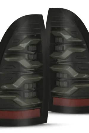 Flash Sale AlphaRex 05-15 Toyota Tacoma LUXX LED Taillights Alpha Blk w/Activ Light/Seq Signal