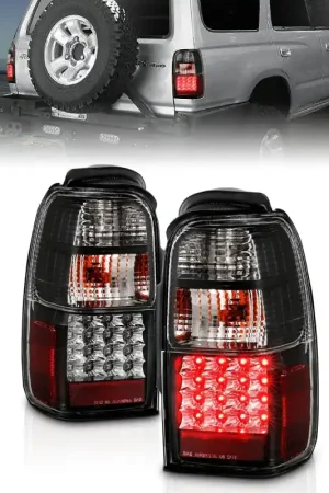 Authentic ANZO 2001-2002 Toyota 4 Runner LED Taillights Black
