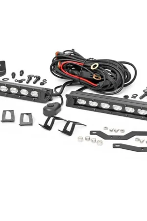 Dual 10 Inch LED Black Series Grille Kit 18-20 F-150 XLT Rough Country Hot Deal