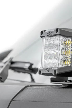 LED Light Ditch Mount 2 Inch Black Series Pair Spot Pattern 21-Up Ford Bronco Rough Country Shop Now
