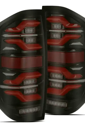 Reduced Price AlphaRex 14-21 Toyota Tundra LUXX LED Taillights Black/Red w/Activ Light/Seq Signal