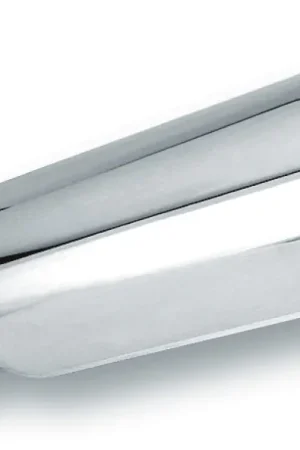 Borla 4in Inlet 5in Round Rolled Angle Cut w/ Clamp x 14in Long Exhaust Tip Hot Picks