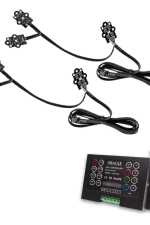 Save Now Oracle 20-21 GMC Sierra 2500/3500 HD RGB+W Headlight DRL Upgrade Kit - ColorSHIFT 2