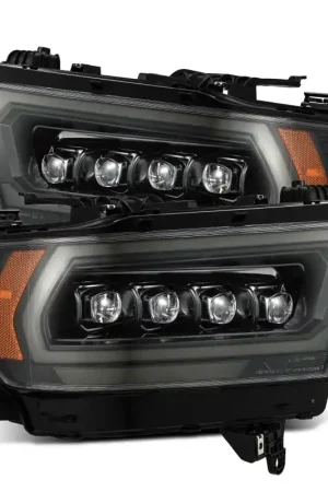 Certified AlphaRex 19-23 Dodge Ram 1500 (No Clsc/Ltd/TRX) NOVA-Series LED Proj HL Alpha-Black (Converter Req.)
