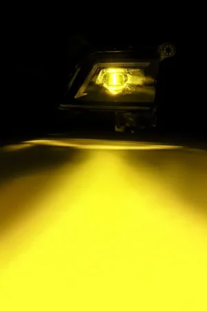 Luxury AlphaRex 19-23 Chevrolet Silverado 2500/3500HD DoubleTap Dual Color LED Projector Fog Lights