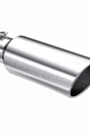 MBRP Universal Tip 6in OD Rolled End 4in Inlet 18in Length T304 Premium