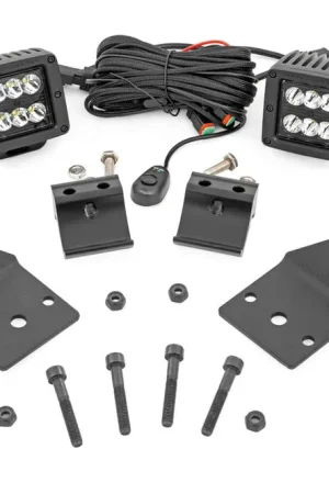 LED Light Kit | Front Mount | 2" Black Pair | Polaris XPEDITION ADV 5 Limited Time