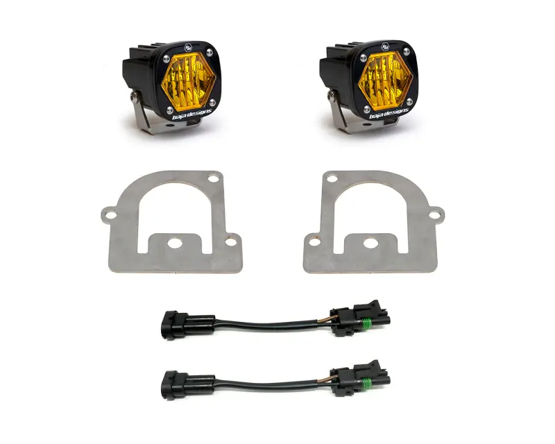 Baja Designs 21+ Ford Bronco Sport S1 WC LED Fog Pocket Light Kit - Amber Big Sale