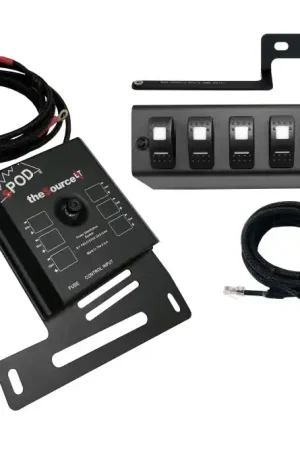 Viral Spod 09-18 Jeep Wrangler JK SourceLT w/ Blue LED Switch Panel