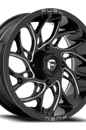 Get Yours Aluminum Wheels 22X7 Runner UTV D741 4 On 156 Gloss Black Milled 132 Bore 13 Offset Fuel Off Road Wheels