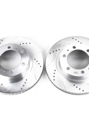Power Stop 03-09 Toyota 4Runner Front Evolution Drilled & Slotted Rotors - Pair In Demand