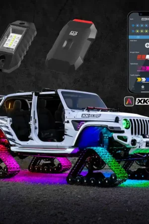 Buy Online XK Glow RGBW Addressable LED Rock Light Kits Advanced XKalpha App Controlled