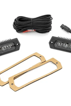 Grab Now 6 Inch Black Series LED Lights | Flush Mount | Pair