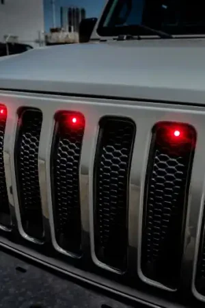 Oracle Pre-Runner Style LED Grille Kit for Jeep Wrangler JL - Red Budget