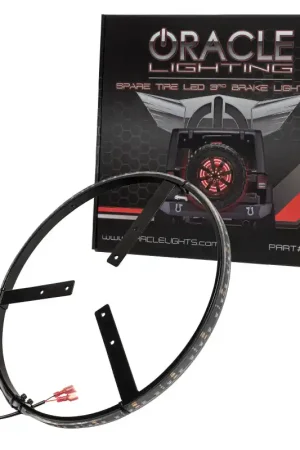 Money Back Guarantee Oracle LED Illuminated Wheel Ring 3rd Brake Light - Red