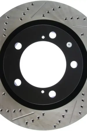 Wholesale StopTech 07-09 Toyota Tundra / 08-09 Toyota Sequoia Front Right Slotted & Drilled Rotor