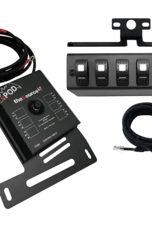 Spod 07-08 Jeep Wrangler JK SourceLT w/ Green LED Switch Panel Today Only