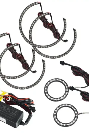 Handmade Oracle 15-23 Dodge Challenger Dynamic Surface Mount Headlight Halo Kit -