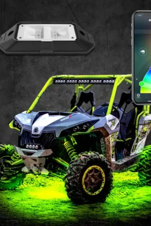 XK Glow Rock Light w/ XKchrome App Controlled Bluetooth Advanced Kit 4pc RGB 6W Weekend Sale