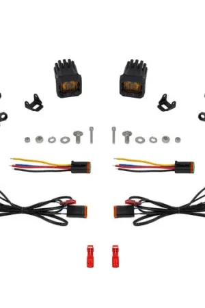 Next Day Delivery Diode Dynamics 23-24 Toyota GR Corolla SSC1 LED Fog Light Kit - Yellow SAE Fog