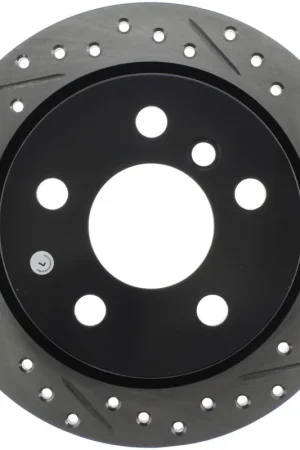 StopTech 14-15 Mini Cooper Base Slotted & Drilled Rear Left Rotor Get Yours