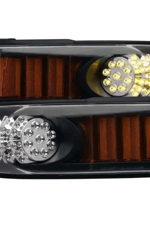 Express Delivery ANZO 2007-2013 Toyota Fj Cruiser LED Parking Lights Black w/ Amber Reflector