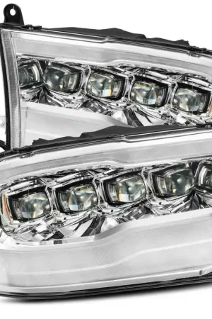 Factory Price AlphaRex 09-18 Dodge Ram 1500HD NOVA LED Projector Headlights Plank Style Design Chrome w/DRL