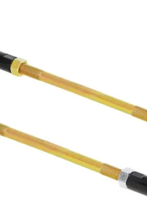 New Release RockJock Adjustable Sway Bar End Link Kit 10 1/2in Long Rods w/ Sealed Rod Ends and Jam Nuts pair