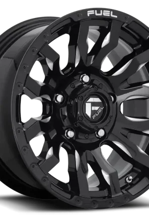 Aluminum Wheels 18X9 Blitz D673 5 On 150 Gloss Black Milled 110.1 Bore 20 Offset Multi Spoke Fuel Off Road Wheels Free Delivery