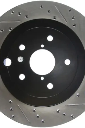 Don’t Miss Out StopTech 08+ Subaru STI (Will Not Fit 05-07) Slotted & Drilled Sport Brake Rotor