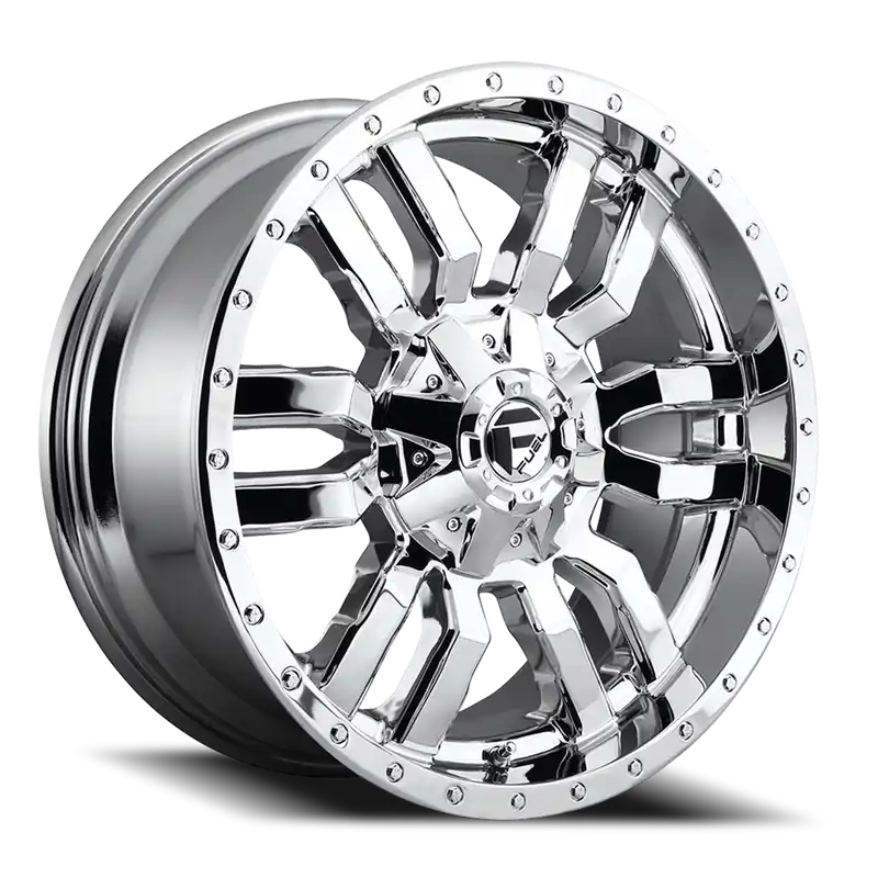 Reduced Price Aluminum Wheels 20X9 Sledge D631 8 On 180 Chrome Plated 124.2 Bore 20 Offset Fuel Off Road Wheels