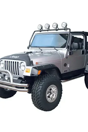 Rugged Ridge 97-06 Jeep Wrangler TJ Black Full Frame Light Bar Fast Shipping