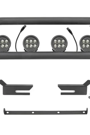 Professional Grade Nudge Bar | 3.5 Inch Round Led (x4) | Ford Bronco 4WD (2021-2025)