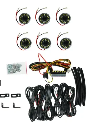 KC HiLiTES Cyclone V2 LED - Rock Light - 6-Light System - Clear - 5W Flood Beam Hassle-Free Returns