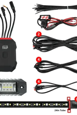 XK Glow RGBW Addressable LED Underglow Kits Advanced XKalpha App Controlled Bulk Order