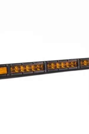 Diode Dynamics 30 In LED Light Bar Single Row Straight - Amber Combo Each Stage Series Mega Sale