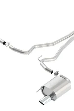 Last Chance Borla ATAK Cat Back 15 Ford Mustang 3.7L V6 MT/AT 2.25in Pipe 4in Single Round Rolled Tips