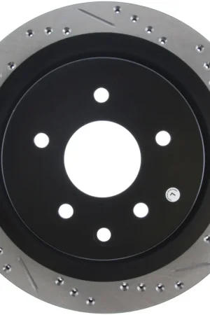 Trusted Brand StopTech 06-07 350Z / 05-07 G35 / 06-07 G35X SportStop Slotted & Drilled Rear Left Rotor