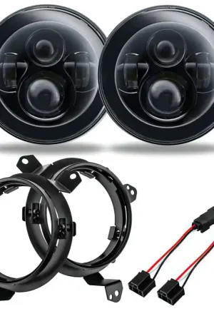 Price Cut Oracle Jeep Wrangler JL/Gladiator JT 7in. High Powered LED Headlights (Pair) - No Halo