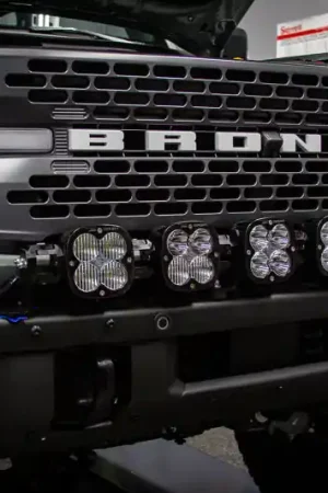 No Minimum Order Baja Designs 2021+ Ford Bronco 6 XL Linkable Light Bar Kit Plastic Bumper Mount