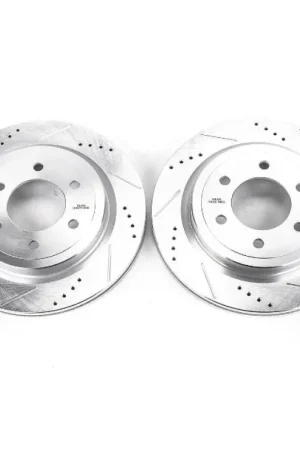 Power Stop 18-19 Ford Expedition Rear Evolution Drilled & Slotted Rotors - Pair Markdown