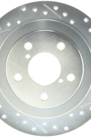 StopTech Select Sport 98-08 Subaru Forester Slotted and Drilled Left Rear Rotor Budget