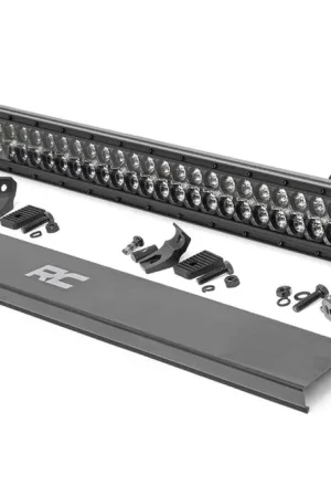 Super Sale 30 Inch CREE LED Light Bar Dual Row Black Series w/Cool White DRL Rough Country
