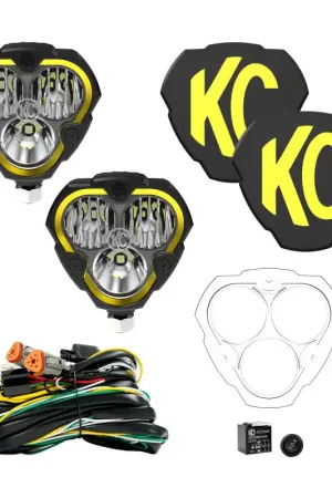 KC HiLiTES FLEX ERA 3 - 2-Light Master Kit Certified