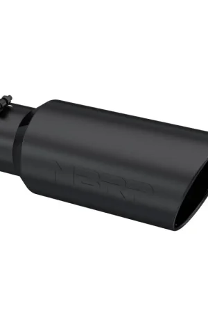 MBRP Universal Tip 7in O.D. Rolled End 5in inlet 18in length Black Price Drop