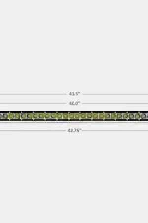 Cali Raised 42 Slim Single Row Led Bar Amber Secure Checkout